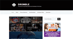 Desktop Screenshot of dromble.com